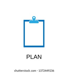 Plan icon. Plan symbol design. Stock - Vector illustration can be used for web
