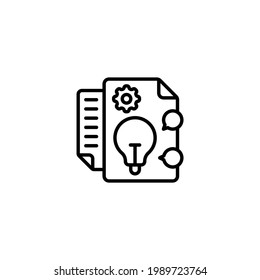 Plan icon in vector. Logotype