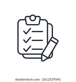 plan icon. vector.Editable stroke.linear style sign for use web design,logo.Symbol illustration.
