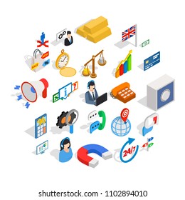 Plan icons set. Isometric set of 25 plan vector icons for web isolated on white background