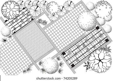 Plan of Landscape and Garden