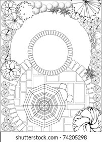 Plan of Landscape and Garden