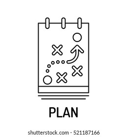 PLAN Line icon 