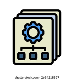Plan Projekt Mini-Illustration Symbol beziehen sich auf Kapitalmarkt, Marktforschung. Für moderne Konzeption, UI, UX Web- und App-Entwicklung.