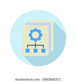 Plan Projekt Mini-Illustration Symbol beziehen sich auf Kapitalmarkt, Marktforschung. Für moderne Konzeption, UI, UX Web- und App-Entwicklung.
