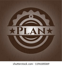 Plan realistic wood emblem