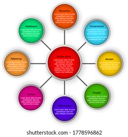 Planificar con lugar para el texto - Vector