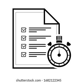 plan sign / planning icon for apps or website.