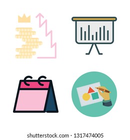 plan vector icon set