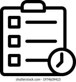 plan vector thin line icon