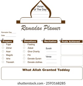 plan your salat and fasting with zikr in ramadan planner