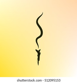 Plane Accident. Vector Illustration