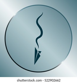 Plane Accident. Vector Illustration