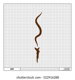 Plane Accident. Vector Illustration