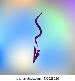 Plane Accident. Vector Illustration