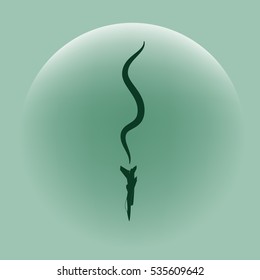Plane Accident. Vector Illustration