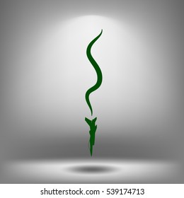 Plane Accident. Vector Illustration
