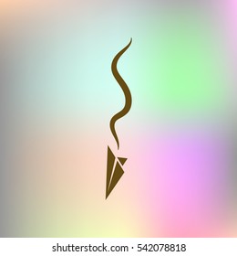 Plane Accident. Vector Illustration