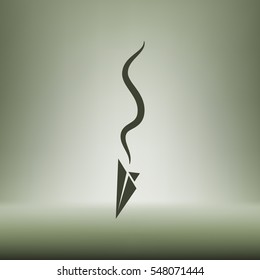 Plane Accident. Vector Illustration