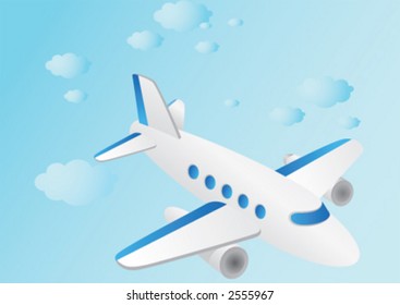 plane, air, sky plane