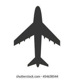 plane airplane flying icon vector isolated graphic