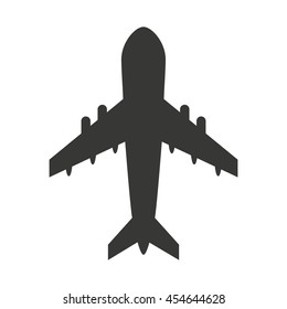 plane airplane flying icon vector isolated graphic
