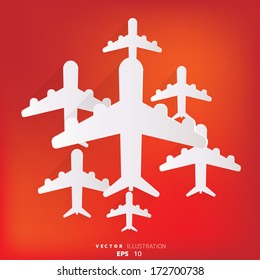Plane, airplane icon