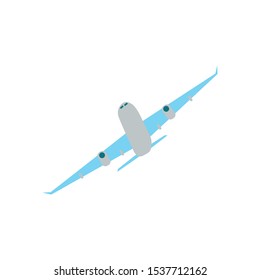 the plane or airplane, transportation vector, flight.