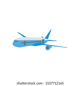 the plane or airplane, transportation vector, flight.