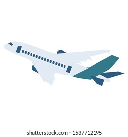 the plane or airplane, transportation vector, flight.