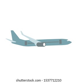 the plane or airplane, transportation vector, flight.