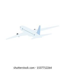 the plane or airplane, transportation vector, flight.