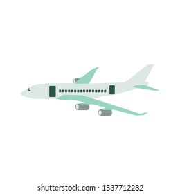 the plane or airplane, transportation vector, flight.