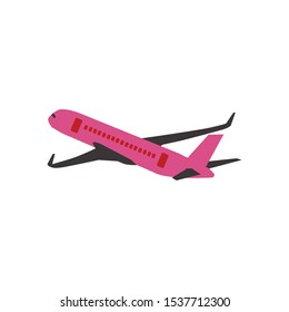 the plane or airplane, transportation vector, flight.