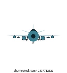 the plane or airplane, transportation vector, flight.