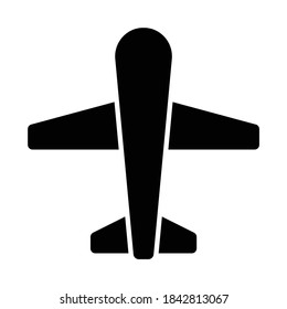 plane, airplane, vehicle, transport icon vector illustration