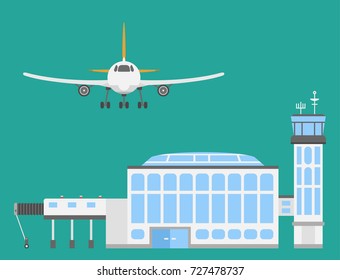 Plane airport transport symbols plane vector