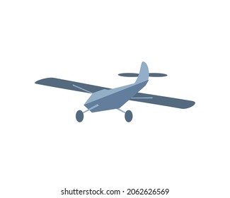 icono plano de aviación de avión aislado