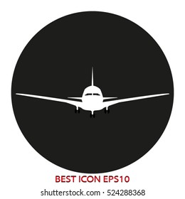 plane, aviation, vector icon, eps10