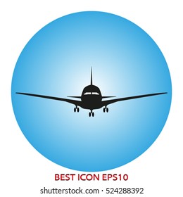 plane, aviation, vector icon, eps10