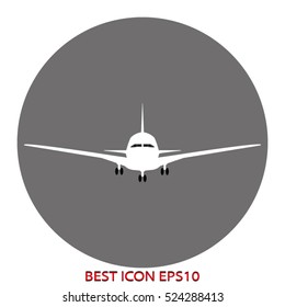 plane, aviation, vector icon, eps10