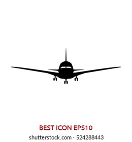 plane, aviation, vector icon, eps10