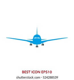 plane, aviation, vector icon, eps10