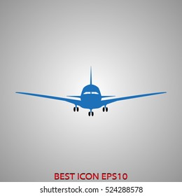 plane, aviation, vector icon, eps10