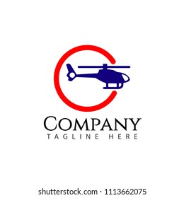 Plane Company Logo Vector Template Design Illustration