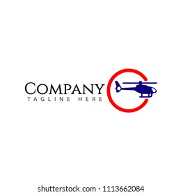 Plane Company Logo Vector Template Design Illustration