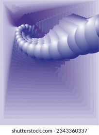 Flugzeugzusammensetzung und geometrische Formen mit violetter Farbe für die visuelle Kommunikation