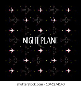 Plane Conceptual Design Illustration Vector