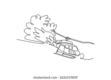 Concepto de accidente aéreo. Ilustración de animación completa. Video Alta calidad 4k