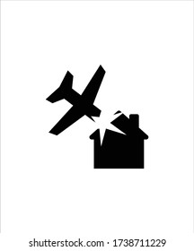 Plane Crash Icon,vector Best Flat Icon.